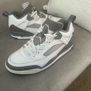 Jordan Men’s White & Gray Retro Sneaker with Elephant Print